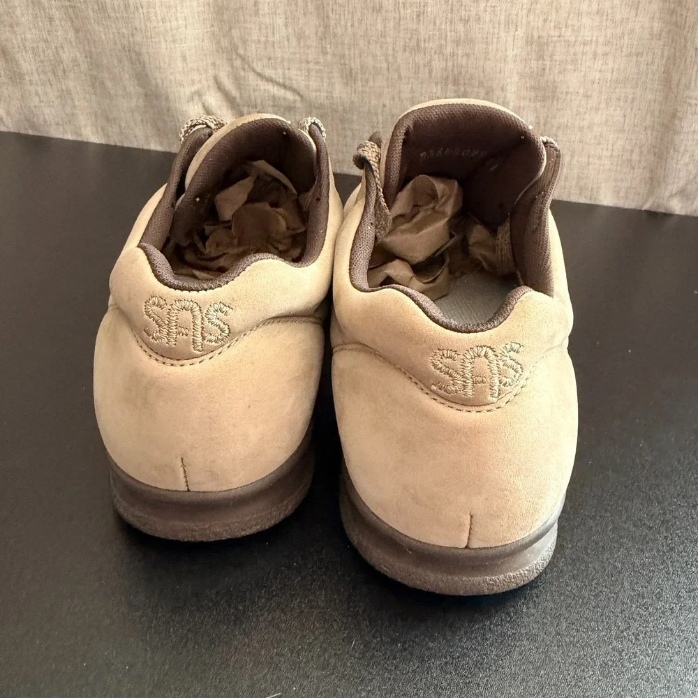 SAS Tripad Comfort‎ Walking Shoes Women's US 7.5N Beige Lace-Up Casual Active